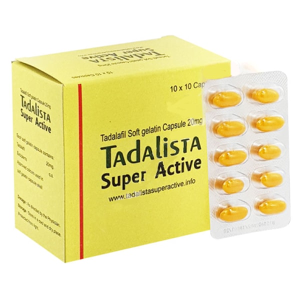 TADALISTA SUPER ACTIVE 20MG (SOFTGEL CAPSULE/S)